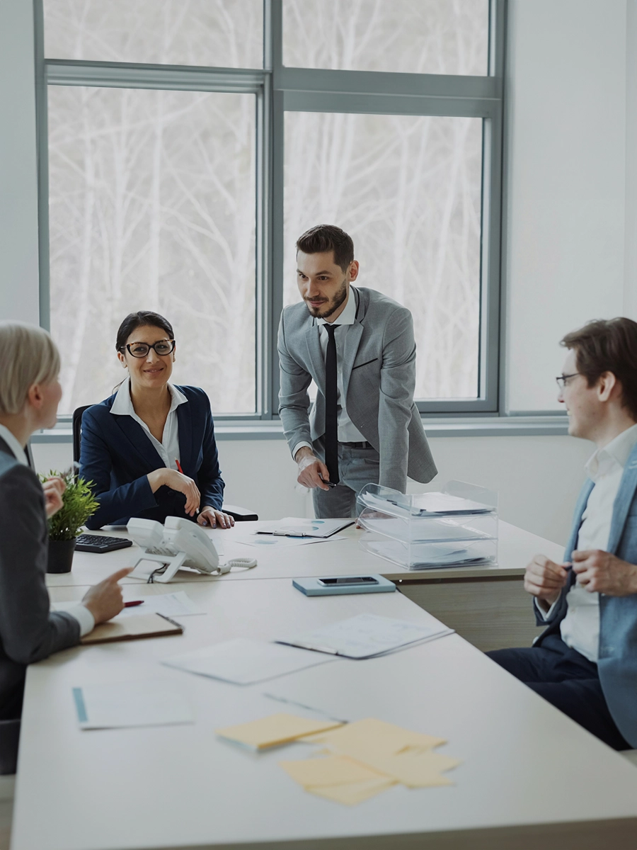 Abogados de Lexium durante una reunión corporativa