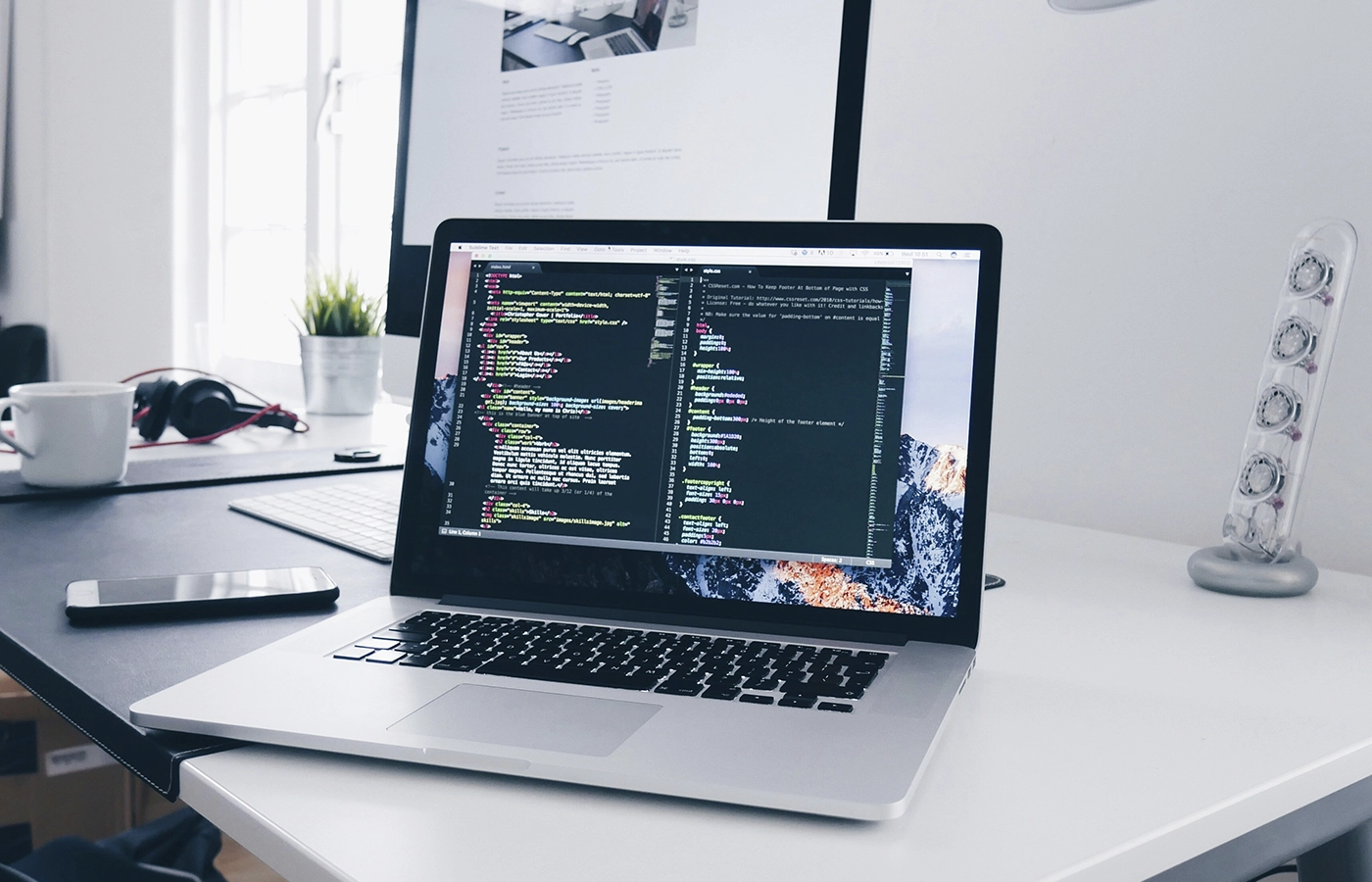 Vista previa de un sitio web diseñado por Laren